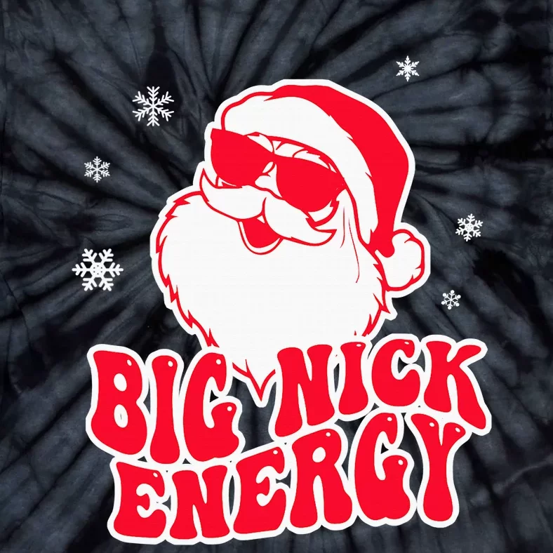 Big Nick Energy Shirt Christmas Reindeer Tshirt Cute Xmas Tie-Dye T-Shirt