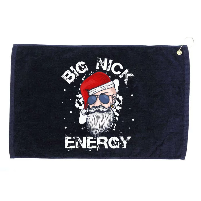 Big Nick Energy Santa Christmas Big Nick Energy Big Nick Grommeted Golf Towel