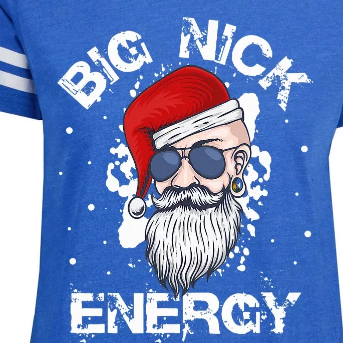 Big Nick Energy Santa Christmas Big Nick Energy Big Nick Enza Ladies Jersey Football T-Shirt