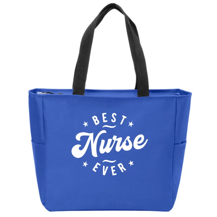 Best Nurse Ever Cvicu Pqrst Nurse Va Er Nurse Gift Zip Tote Bag