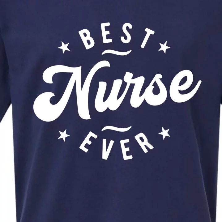 Best Nurse Ever Cvicu Pqrst Nurse Va Er Nurse Gift Sueded Cloud Jersey T-Shirt