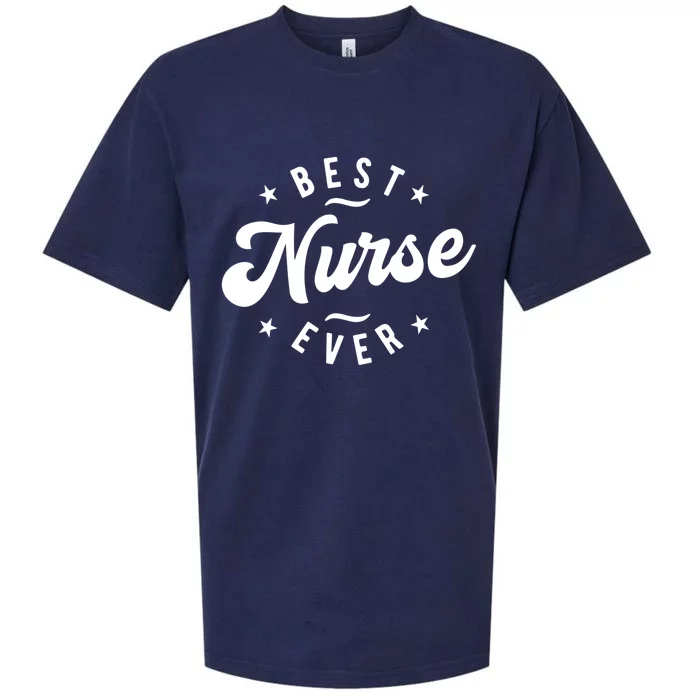 Best Nurse Ever Cvicu Pqrst Nurse Va Er Nurse Gift Sueded Cloud Jersey T-Shirt