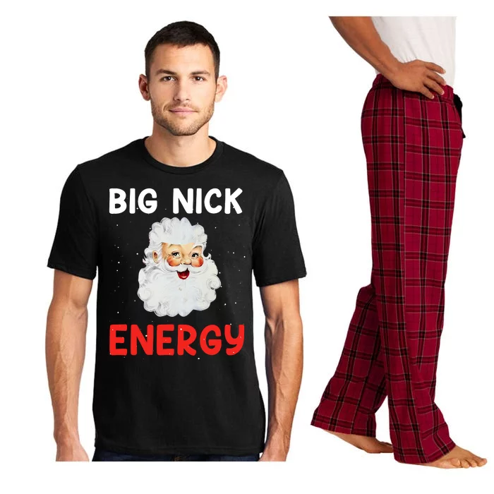 Big Nick Energy Sweatshirt Funny Xmas Fat Santa Claus Pajama Set