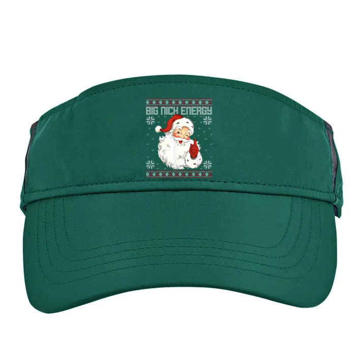 Big Nick Energy Santa Claus Holiday Adult Drive Performance Visor