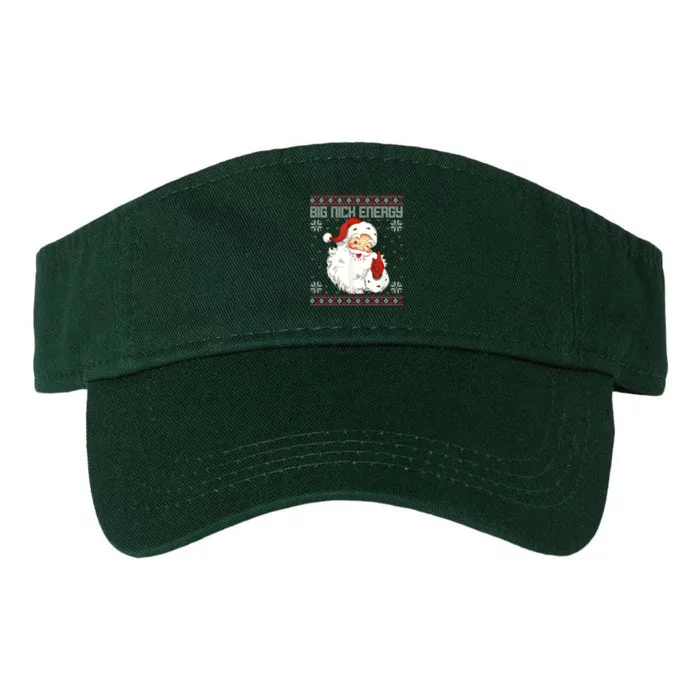 Big Nick Energy Santa Claus Holiday Valucap Bio-Washed Visor