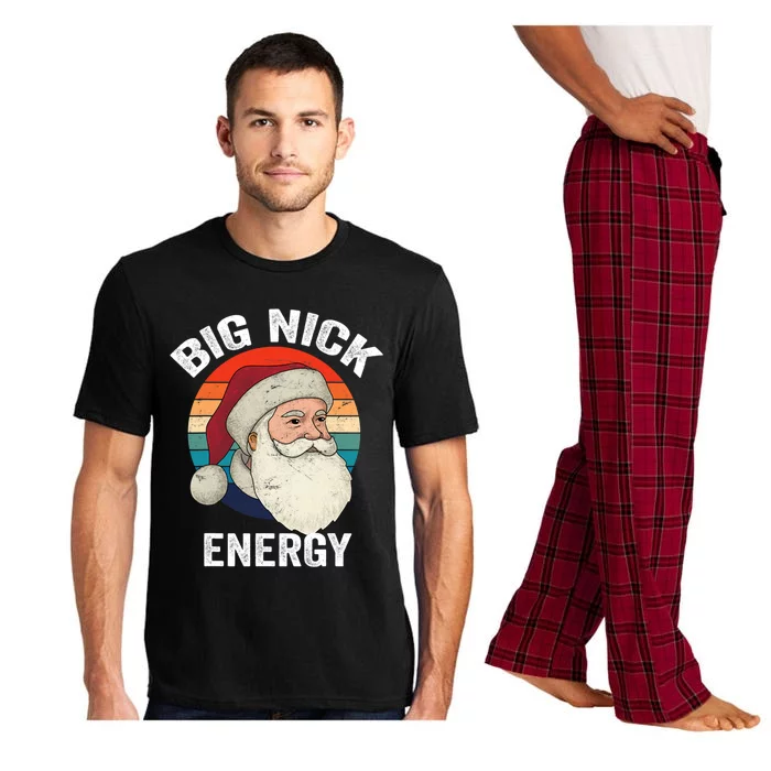 Big Nick Energy Santa Merry Christmas Gift Pajama Set