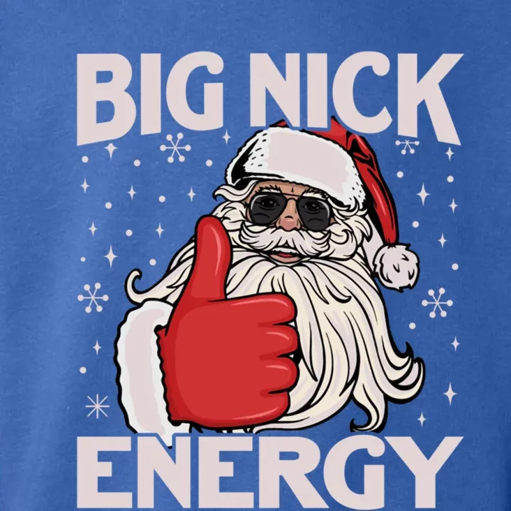 Big Nick Energy Retro Funny Santa Face Xmas Meaningful Gift Toddler Hoodie