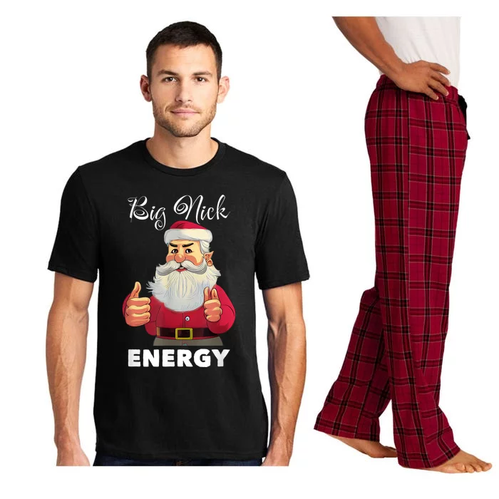 Big Nick Energy Santa Funny Adult Humor Santa Christmas Pajama Set