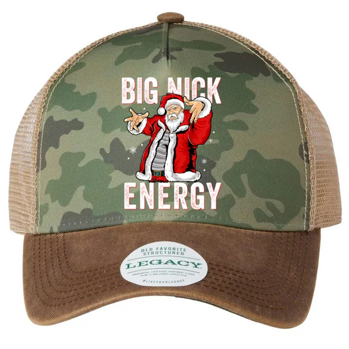 Big Nick Energy Santa Naughty Adult Humor Funny Christmas Gift Legacy Tie Dye Trucker Hat