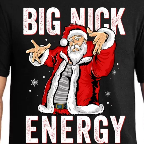 Big Nick Energy Santa Naughty Adult Humor Funny Christmas Gift Pajama Set