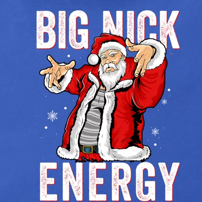 Big Nick Energy Santa Naughty Adult Humor Funny Christmas Gift Zip Tote Bag