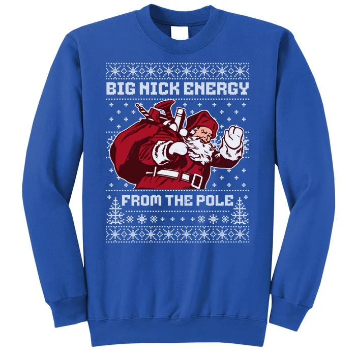 Big Nick Energy Funny Father Christmas Sweatshirt