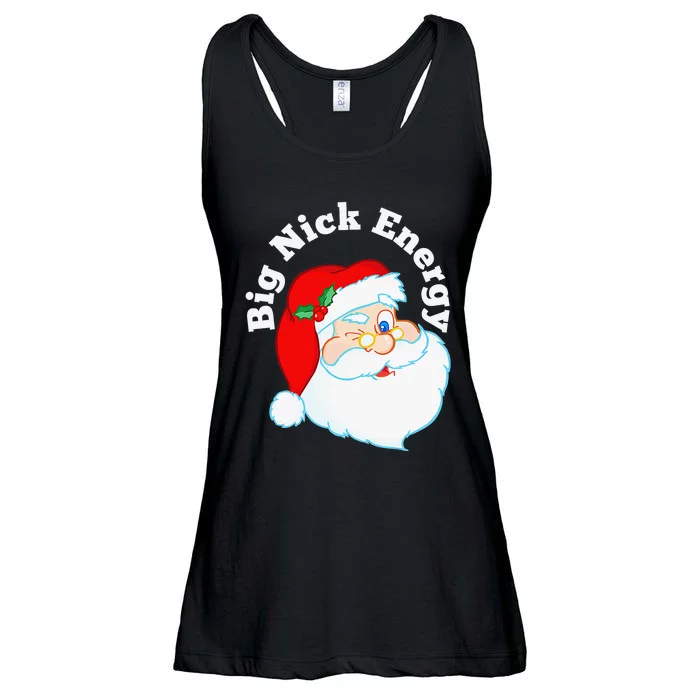 Big Nick Energy Funny Xmas Santa Claus Saint Nicholas Ladies Essential Flowy Tank