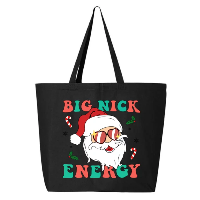 Big Nick Energy Santa Claus Funny Christmas 25L Jumbo Tote