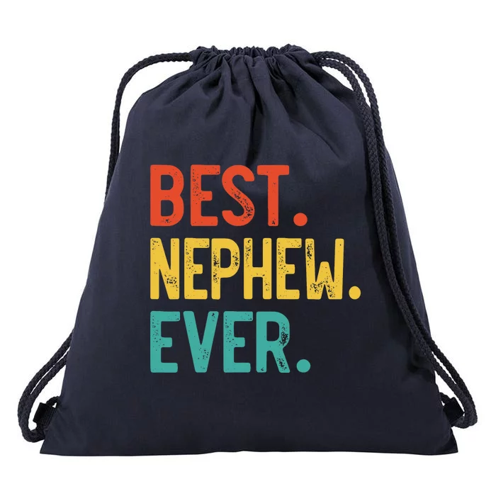 Best Nephew Ever Father's Day Nephew Drawstring Bag