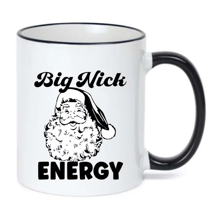 Big Nick Energy Gift Santa Xmas Funny Christmas Gift Black Color Changing Mug