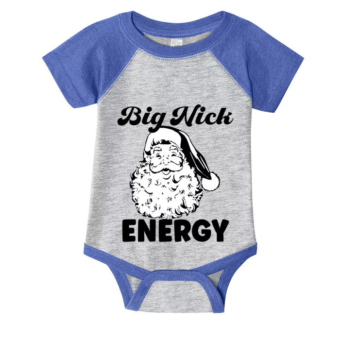 Big Nick Energy Gift Santa Xmas Funny Christmas Gift Infant Baby Jersey Bodysuit