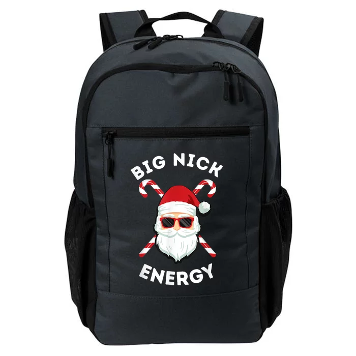 Big Nick Energy Cute Gift Santa Funny Xmas Christmas Gift Daily Commute Backpack