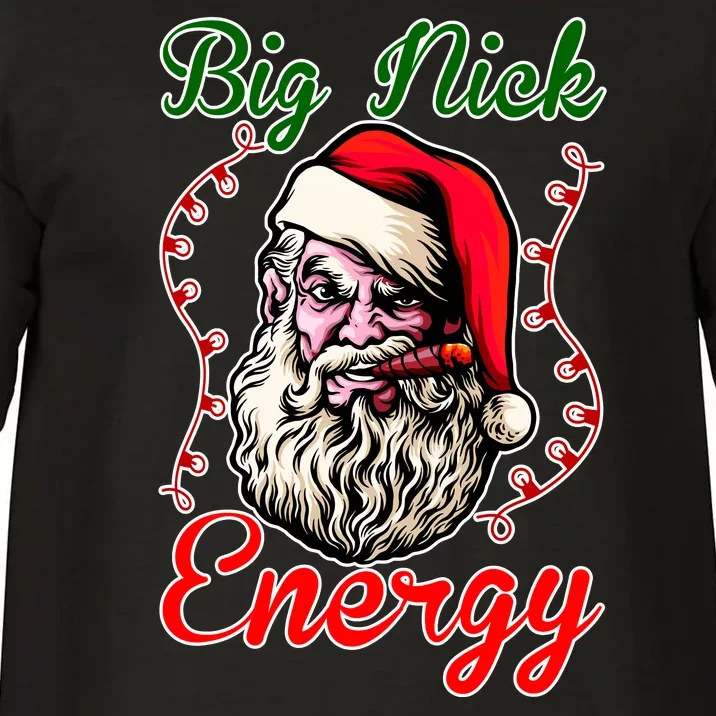 Big Nick Energy Santa Claus Smokin St. Nick Christmas Comfort Colors T-Shirt