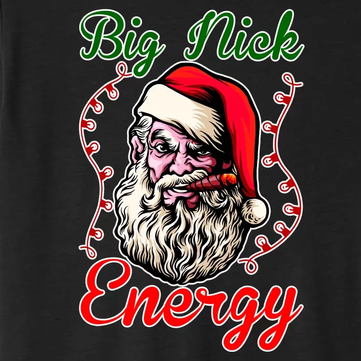 Big Nick Energy Santa Claus Smokin St. Nick Christmas ChromaSoft Performance T-Shirt