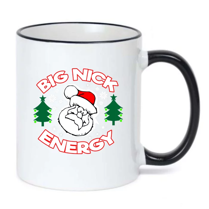 Big Nick Energy Santa Claus Snowflake Christmas Black Color Changing Mug