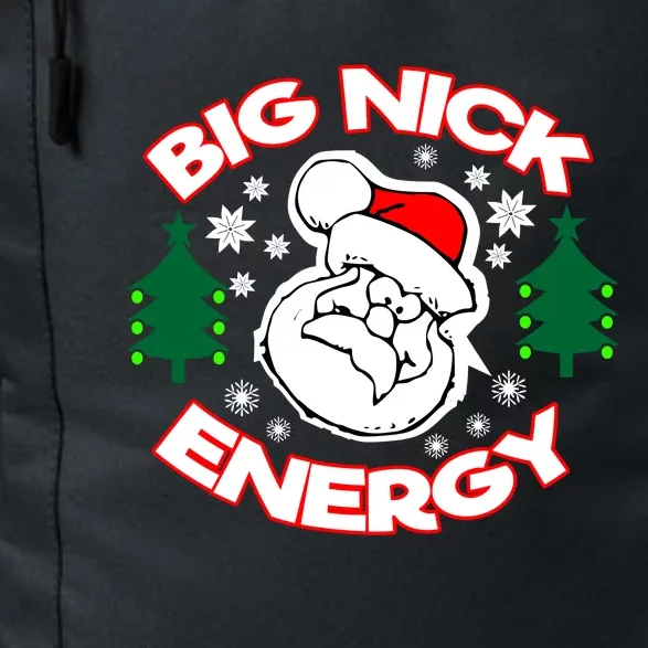 Big Nick Energy Santa Claus Snowflake Christmas Daily Commute Backpack