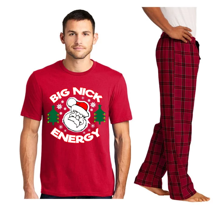 Big Nick Energy Santa Claus Snowflake Christmas Pajama Set