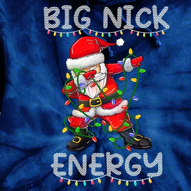 Big Nick Energy Holiday Xmas Tie Dye Hoodie