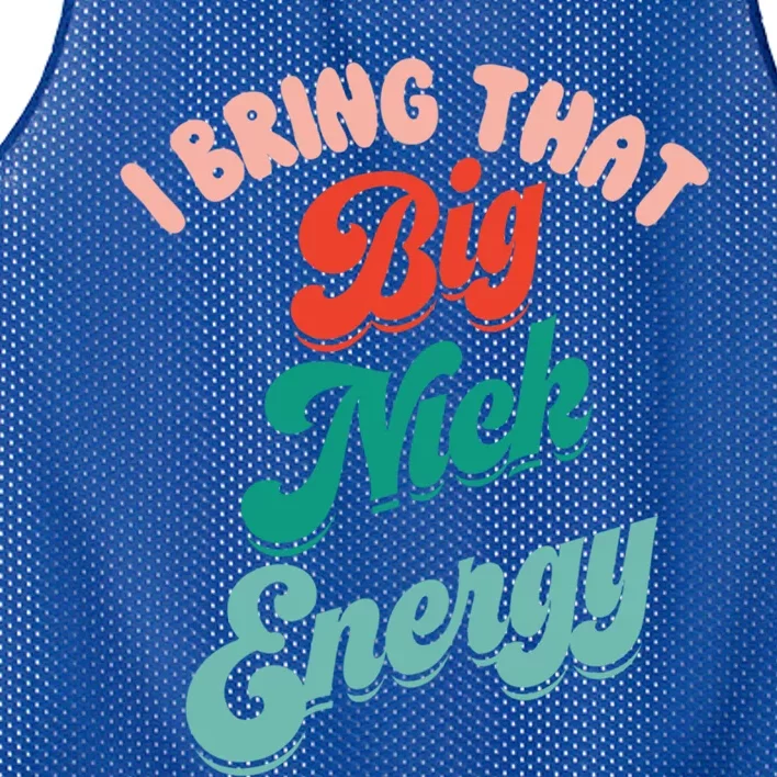 Big Nick Energy Santa Xmas Funny Christmas Retro Cool Gift Mesh Reversible Basketball Jersey Tank