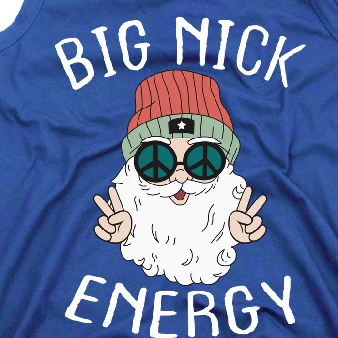 Big Nick Energy Funny Xmas Santa Claus Saint Nicholas Funny Gift Tank Top