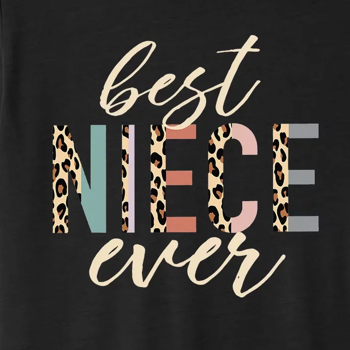 Best Niece Ever Auntie Leopard mother's day ChromaSoft Performance T-Shirt