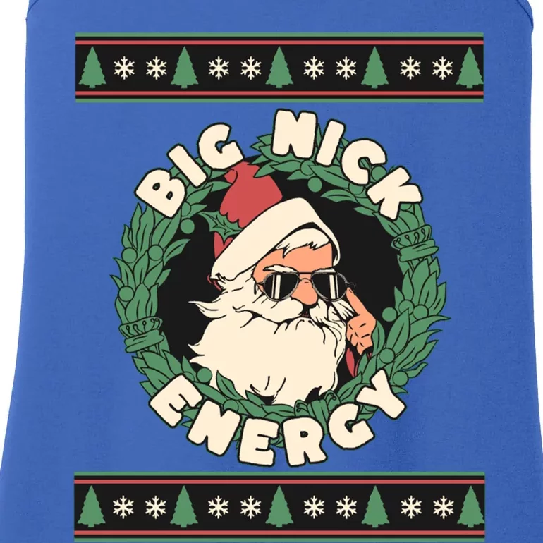 Big Nick Energy Christmas Santa Inappropriate Christmas Gift Ladies Essential Tank