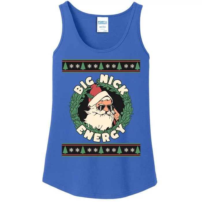 Big Nick Energy Christmas Santa Inappropriate Christmas Gift Ladies Essential Tank