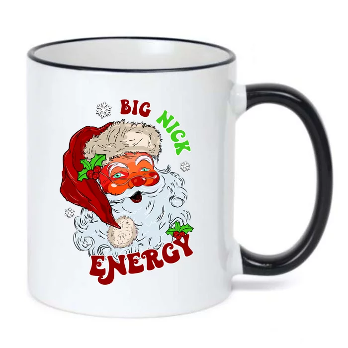 Big Nick Energy Classic Santa Claus Christmas Black Color Changing Mug