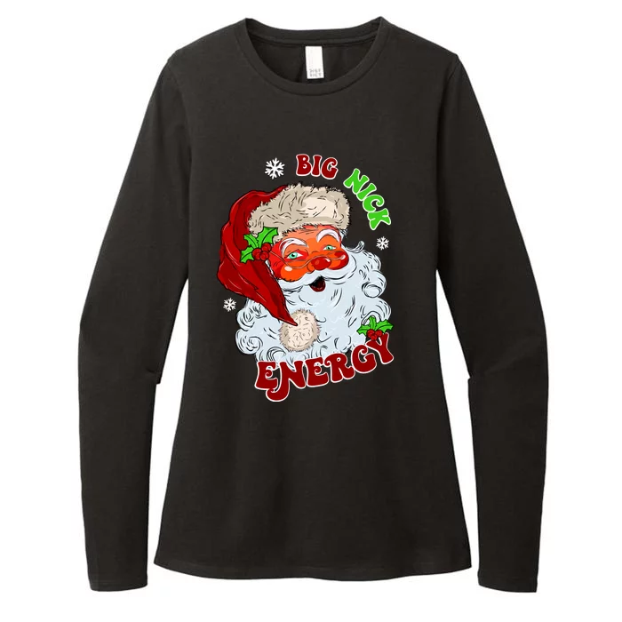 Big Nick Energy Classic Santa Claus Christmas Womens CVC Long Sleeve Shirt