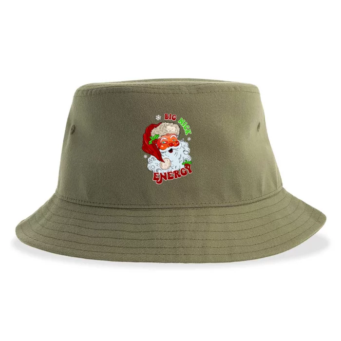 Big Nick Energy Classic Santa Claus Christmas Sustainable Bucket Hat