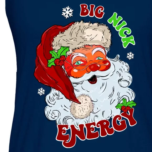 Big Nick Energy Classic Santa Claus Christmas Ladies Essential Flowy Tank