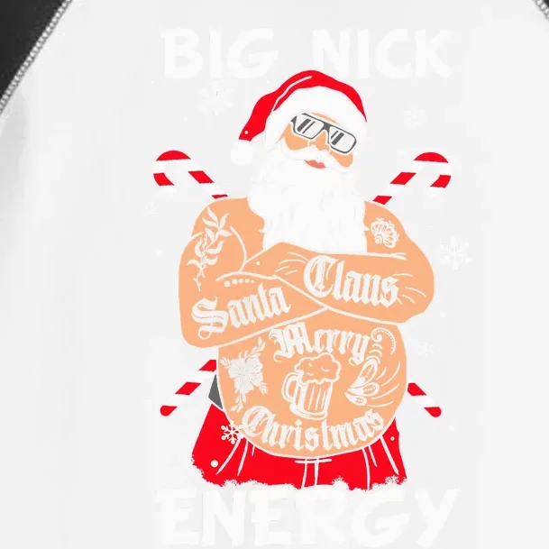 Big Nick Energy Funny Santa Christmas Family Matching Toddler Fine Jersey T-Shirt