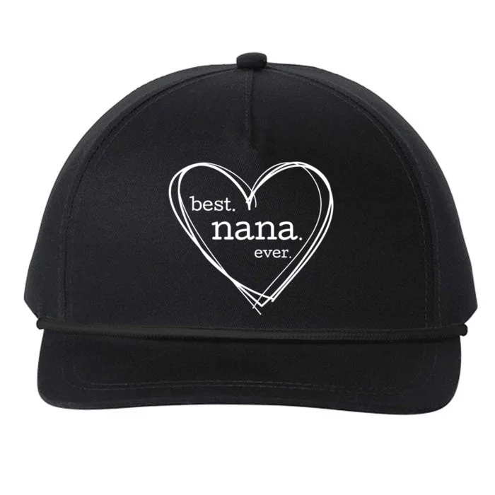 Best Nana Ever Meaningful Gift (National Grandparents Day) Snapback Five-Panel Rope Hat