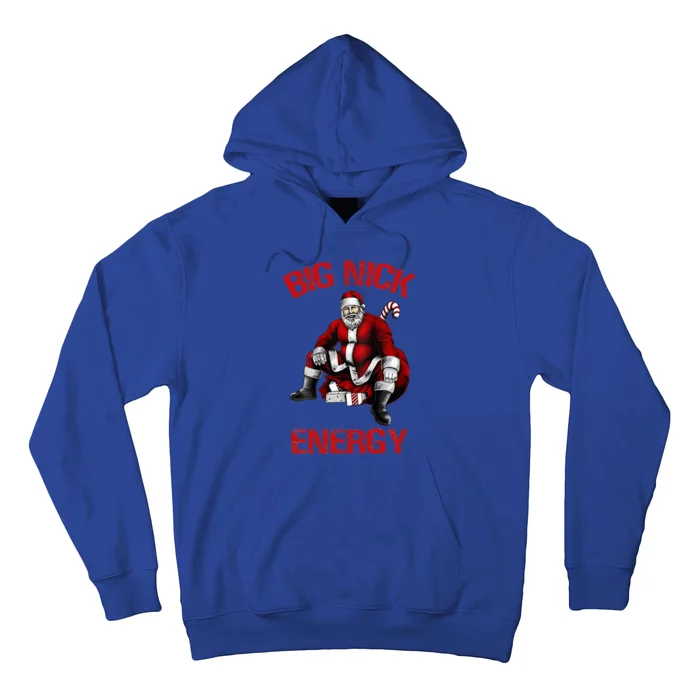 Big Nick Energy Funny Santa Christmas Hoodie