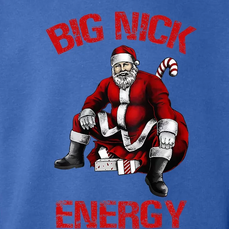 Big Nick Energy Funny Santa Christmas Toddler Hoodie