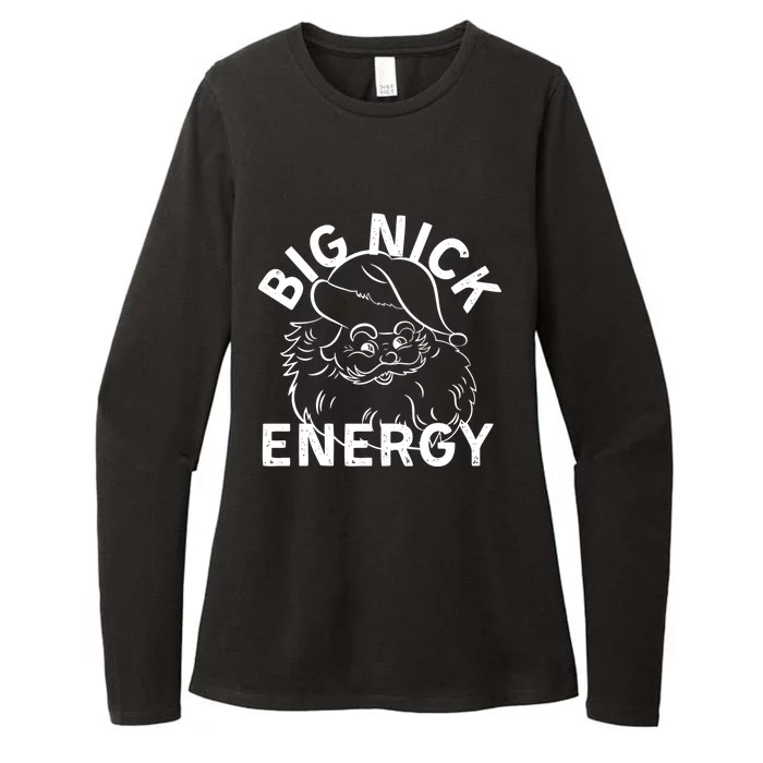 Big Nick Energy Funny Xmas Christmas Gift Womens CVC Long Sleeve Shirt