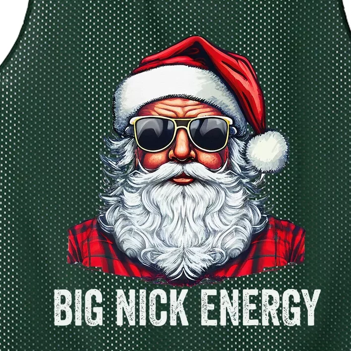 Big Nick Energy Christmas Santa Mesh Reversible Basketball Jersey Tank