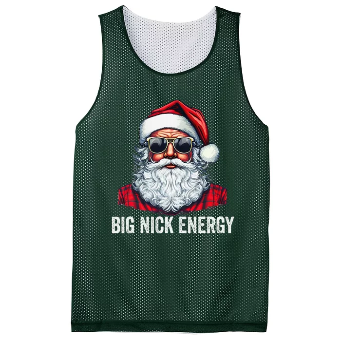 Big Nick Energy Christmas Santa Mesh Reversible Basketball Jersey Tank