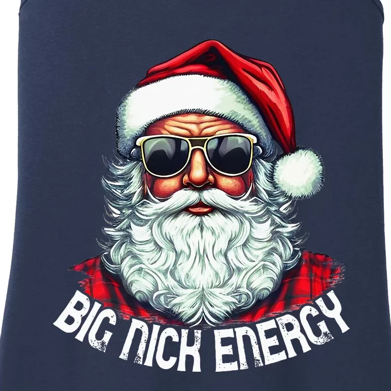 Big Nick Energy Funny Santa Christmas Ladies Essential Tank