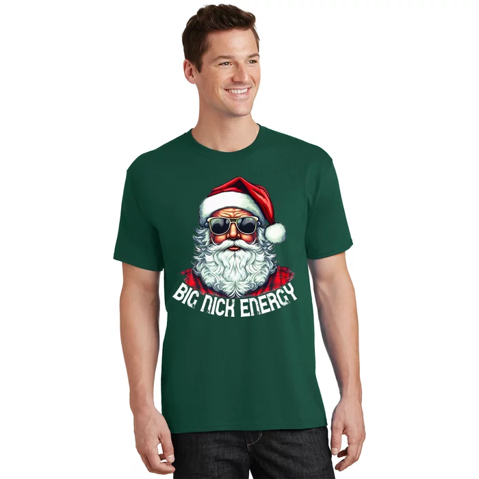 Big Nick Energy Funny Santa Christmas T-Shirt