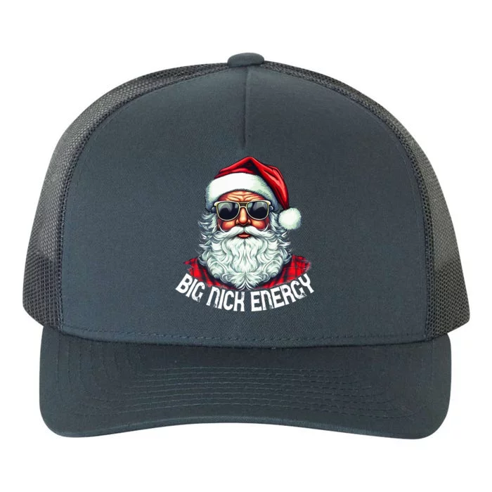 Big Nick Energy Funny Santa Christmas Yupoong Adult 5-Panel Trucker Hat