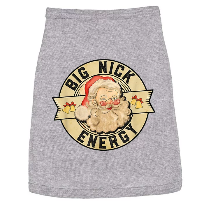 Big Nick Energy Vintage Christmas Santa Doggie Tank