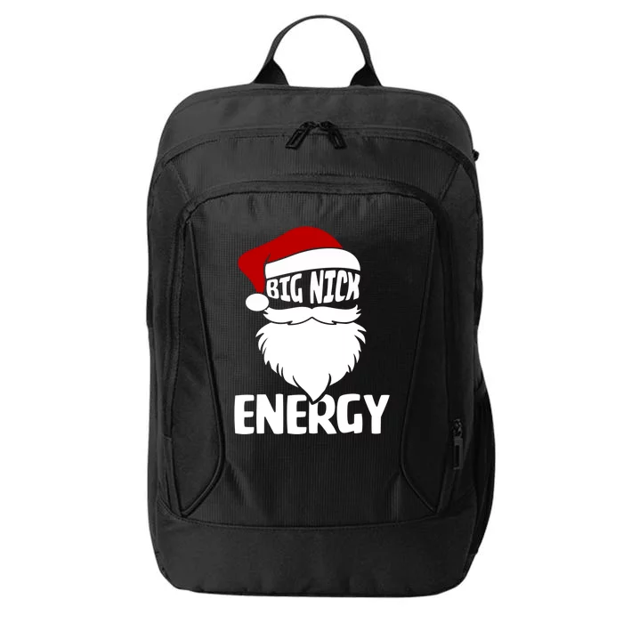 Big Nick Energy Funny Xmas Christmas Ugly Sweater Funny Gift City Backpack