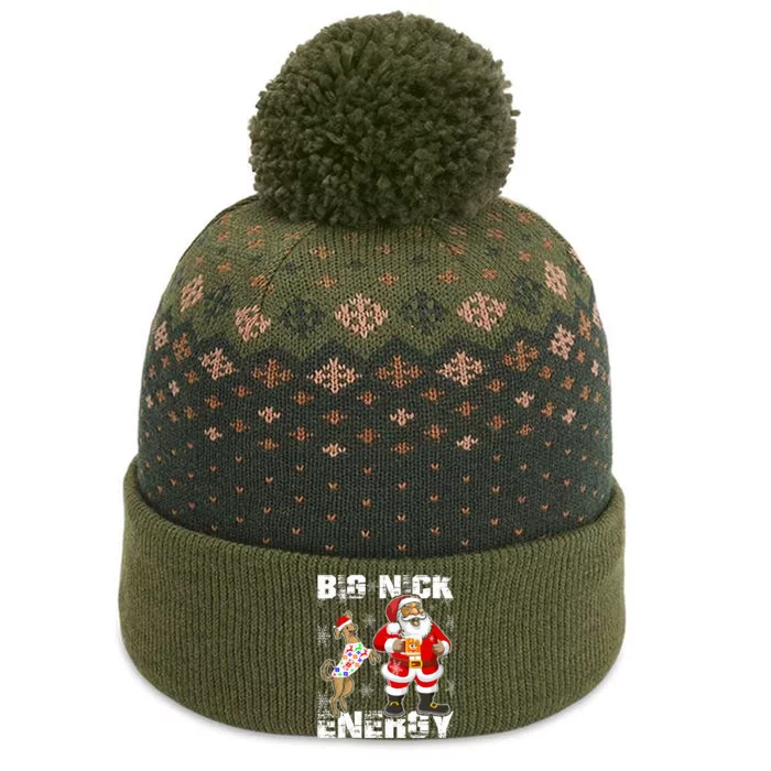 Big Nick Energy Funny Santa Christmas The Baniff Cuffed Pom Beanie